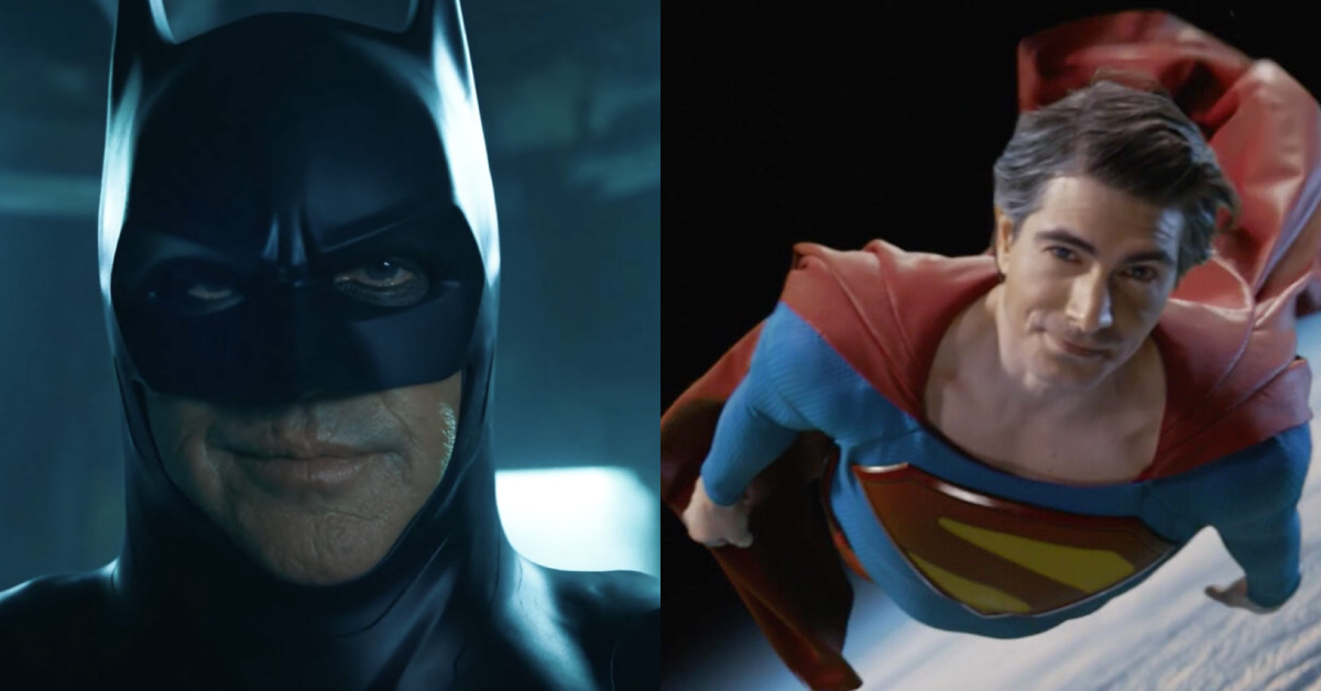 DC Fan Art Teams Up Michael Keaton's Batman and Brandon Routh's Superman