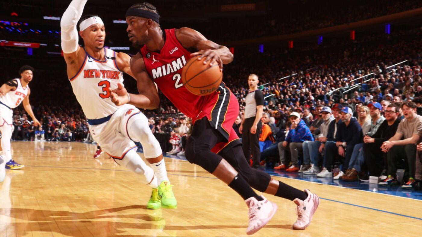 Pembaruan cedera Jimmy Butler: Bintang Heat mendapatkan perawatan ‘sepanjang waktu’;  Status game 2 vs. Knicks tidak pasti