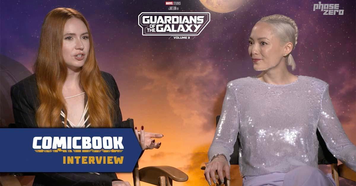 Guardians of the Galaxy Vol.  3 Stars Pom Klementieff and Karen Gillan Reflect on Their Favorite Scene (Exclusive)