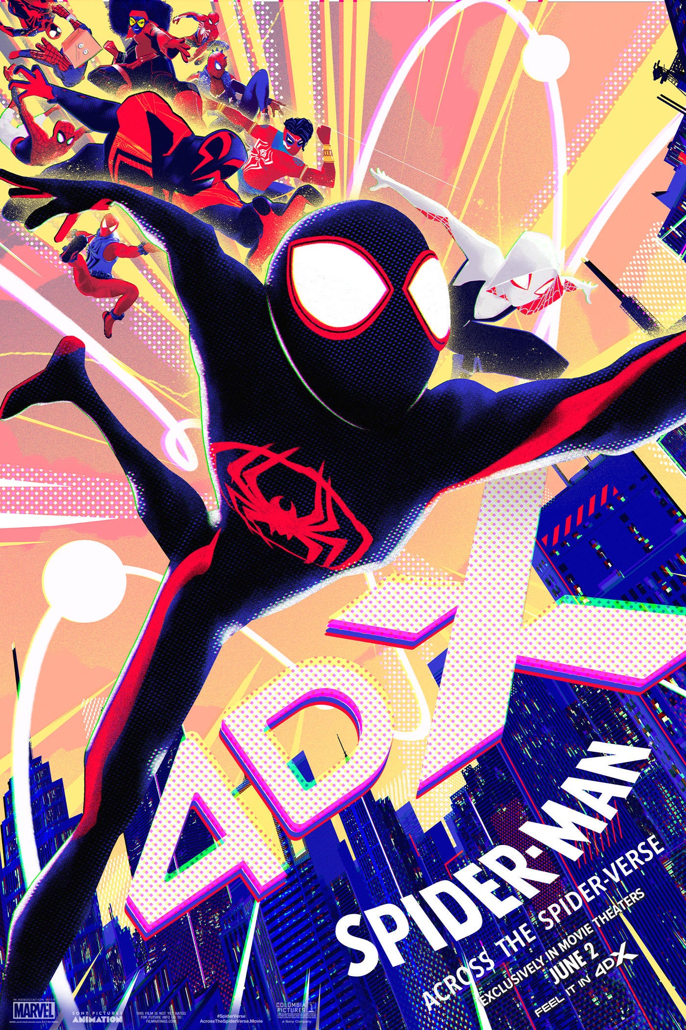 Spider-Man: Across the Spider-Verse Poster Features Colorful Cast