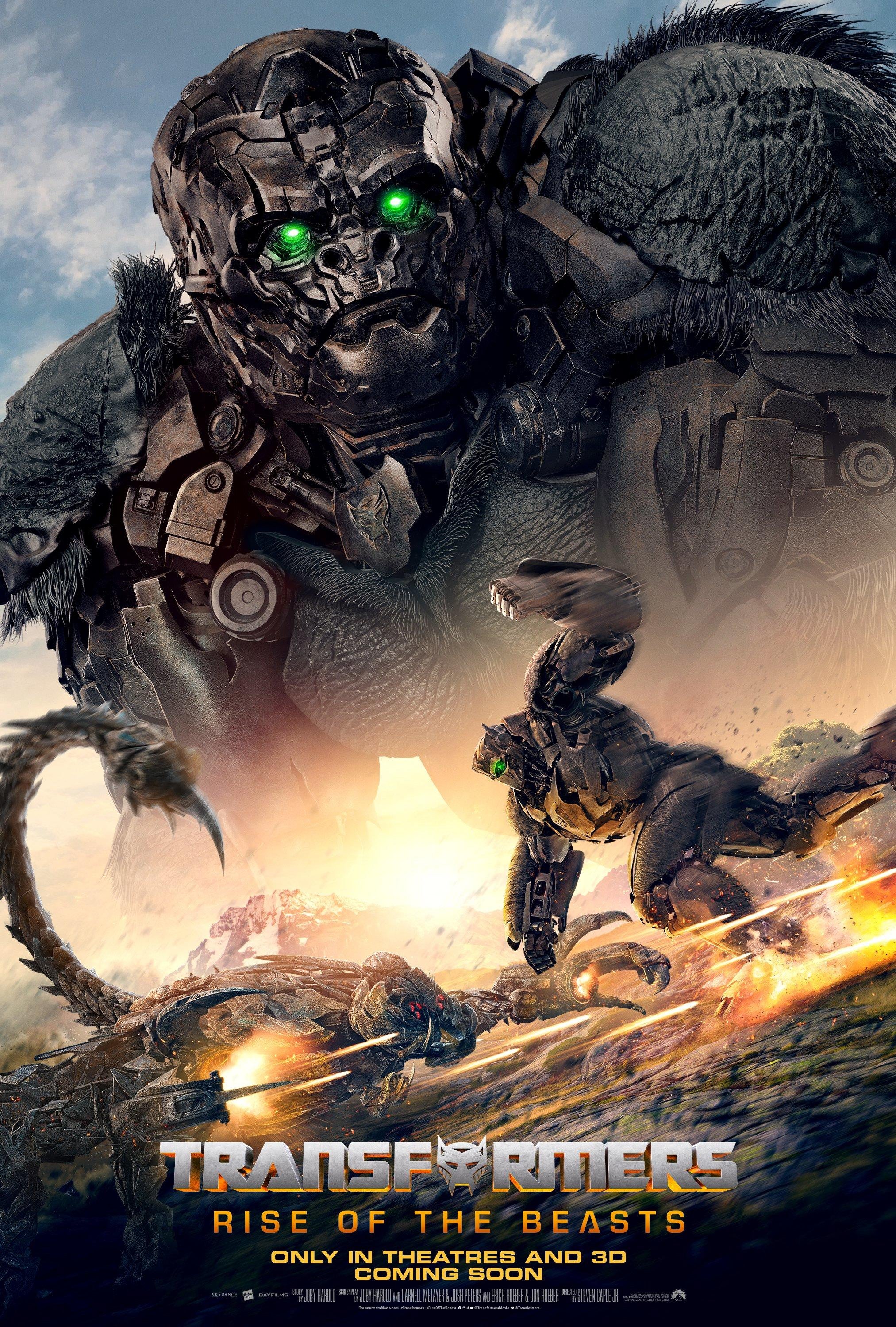 New Transformers: Rise of the Beasts Posters Reveals Main Characters