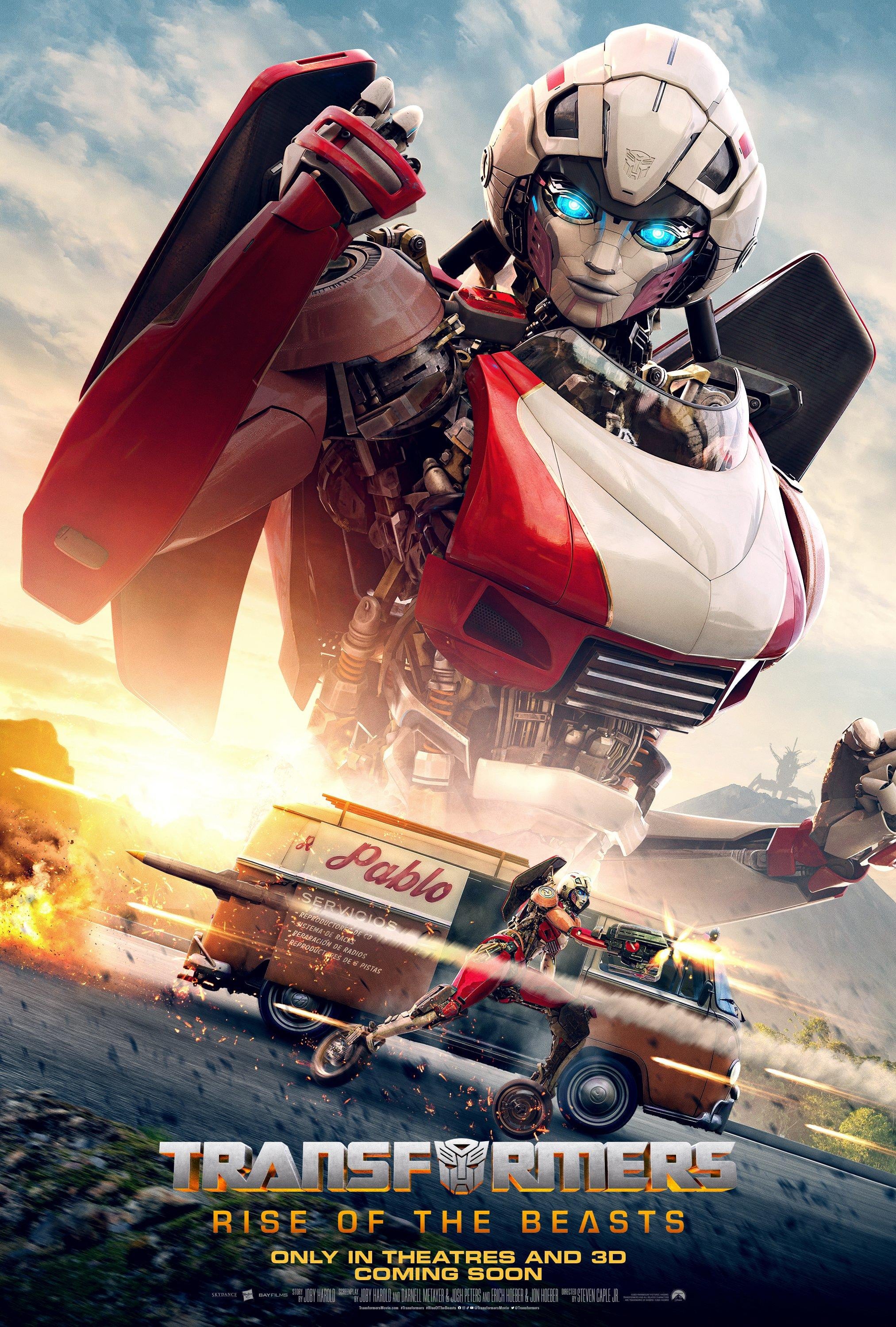 New Transformers Rise of the Beasts Posters Reveals Main Characters