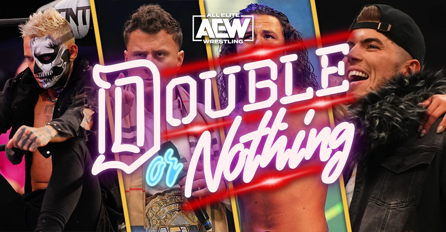 AEW DOUBLE OR NOTHING FOUR PILLARS MJF PERRY GUEVARA DARBY