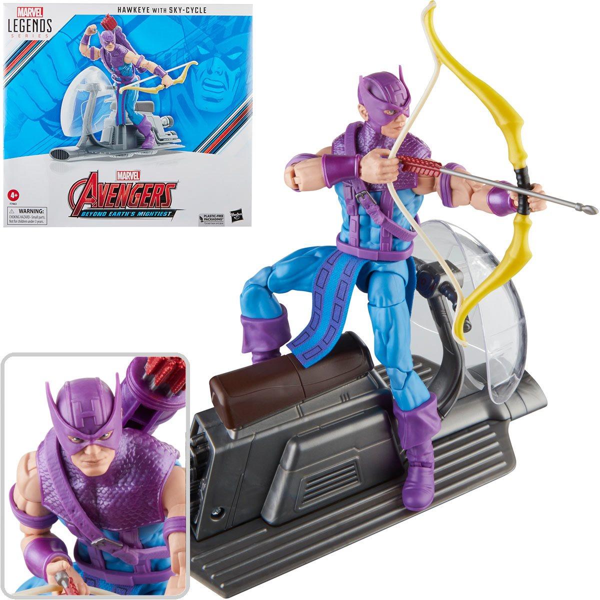 Marvel Legends Hawkeye With SkyCycle Figure Joins Avengers 60th