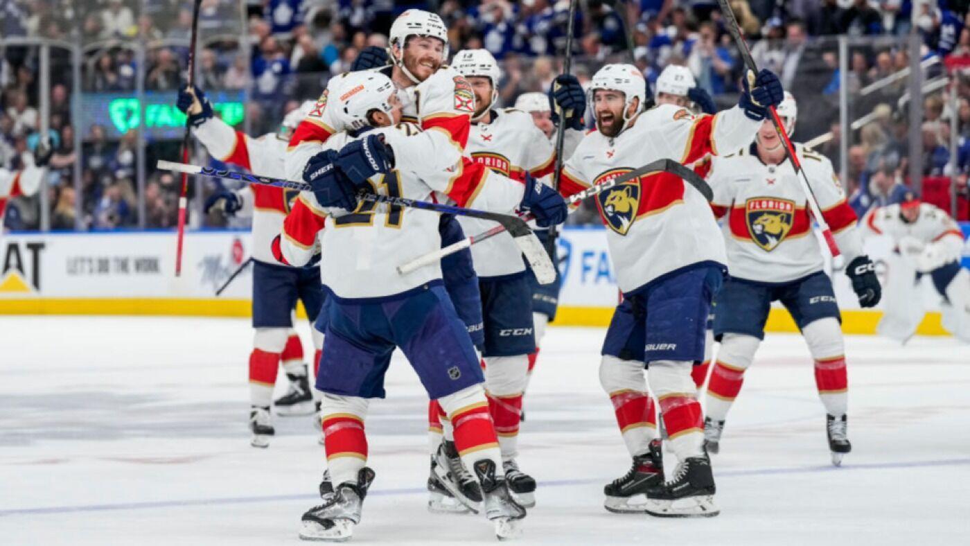 Skor NHL: Panthers selamat dari reli Maple Leafs untuk menang di OT, Golden Knights memimpin seri atas Oilers