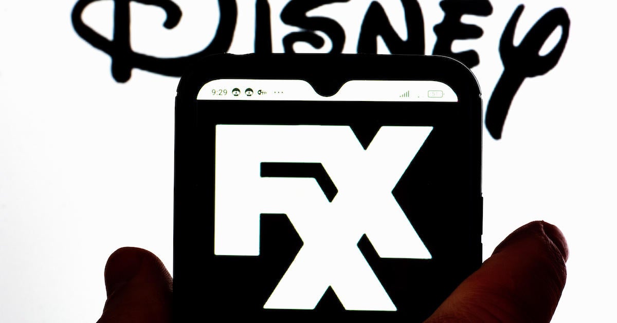 In this photo illustration, the FXX logo is displayed on a