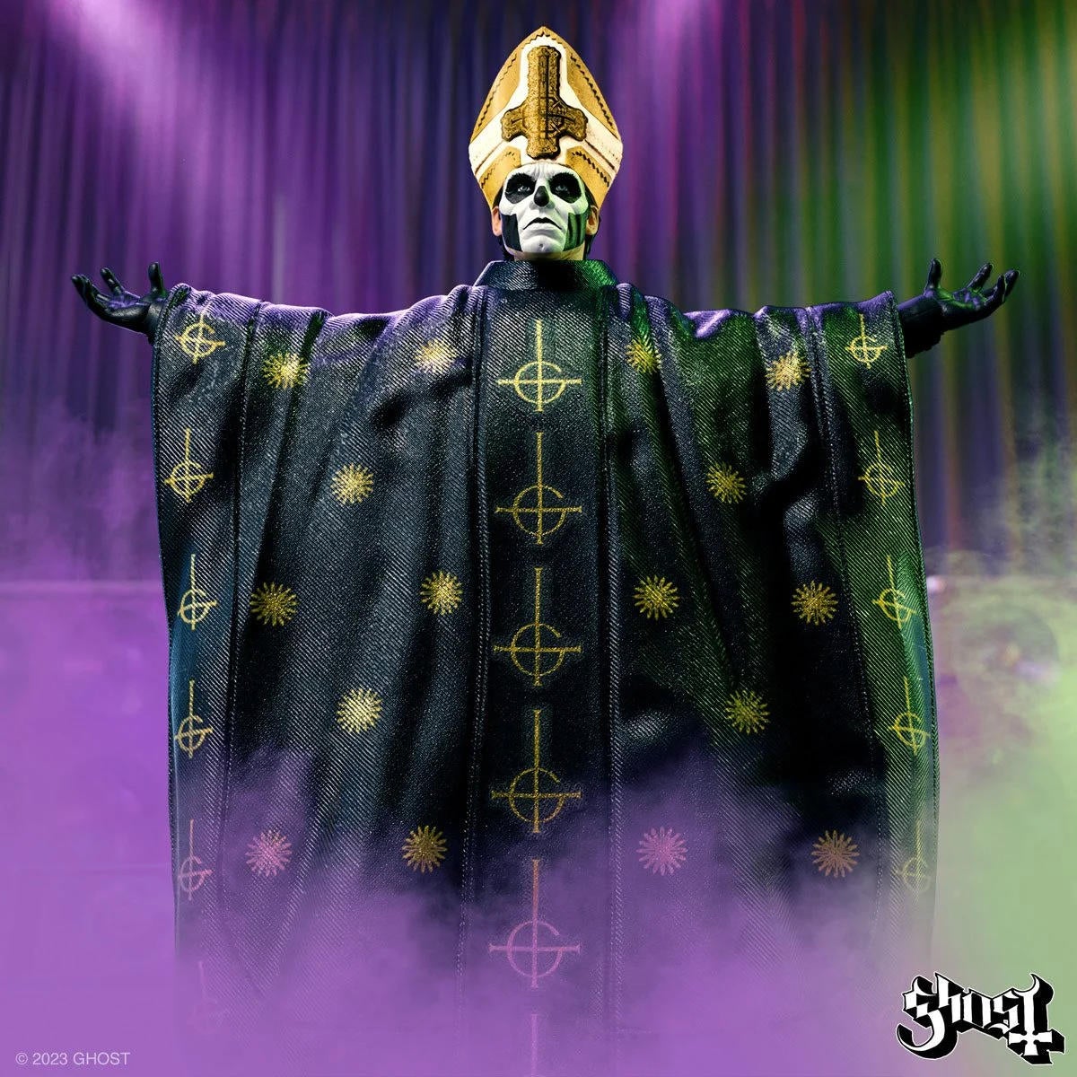 Ghost Ultimates Wave 3 Papa Emeritus Iii Figure Is Up For Pre Order