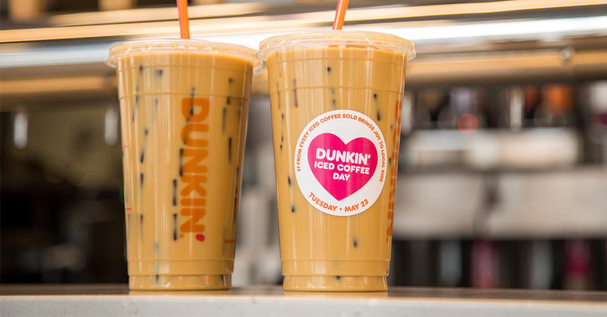 Donate Joy with Every Cup: Dunkin' Iced Coffee Day Returns on May 23