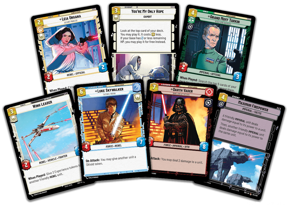 Star Wars: Unlimited TCG Spark of Rebellion Products and Pricing Unveiled
