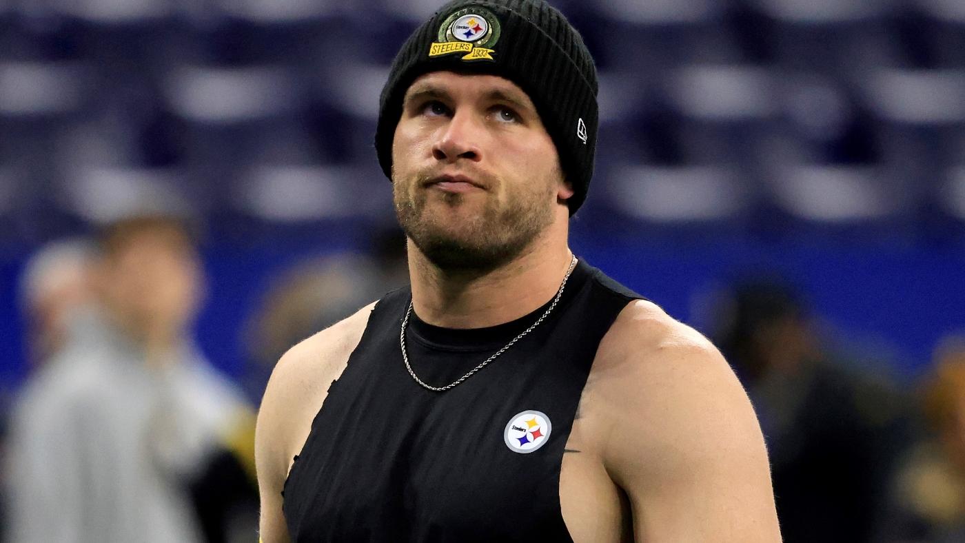 LOOK: T.J. Watt shares video of him accidentally falling into the pool, brother J.J. Watt jokes with him