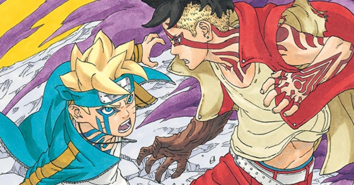 Naruto: Boruto and Kawaki Square Off in New Cover Art