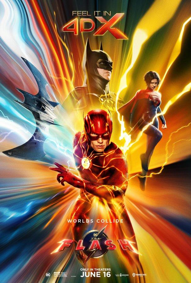 The Flash Movie Releases New Poster Promoting 4DX Showings