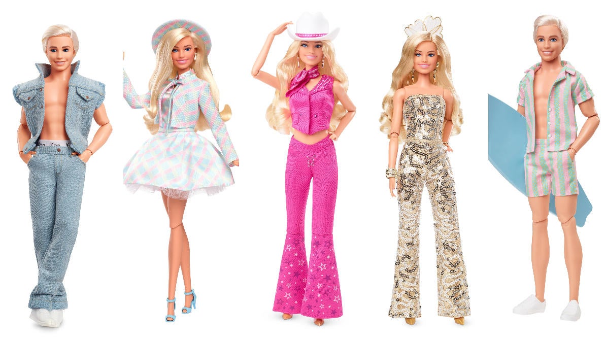 Barbie movie dolls collection hot sale