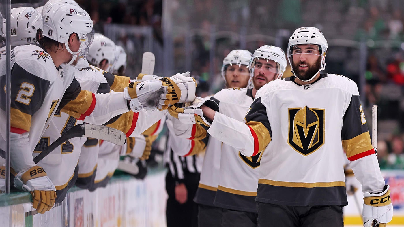 Stars play the Golden Knights following Pavelski's 2-goal showing