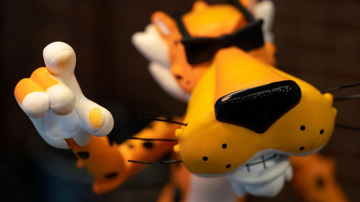 The Cheetos Chester Cheetah Action Figure Is Dangerously Cheesy