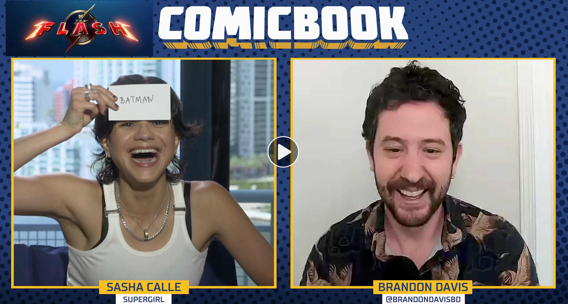 WATCH: The Flash Star Sasha Calle Plays DC-Themed Heads Up