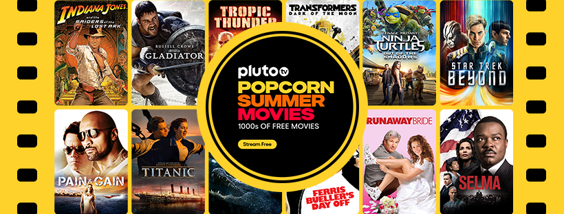 Pluto TV TV Spot, 'Popcorn Summer Movies' 