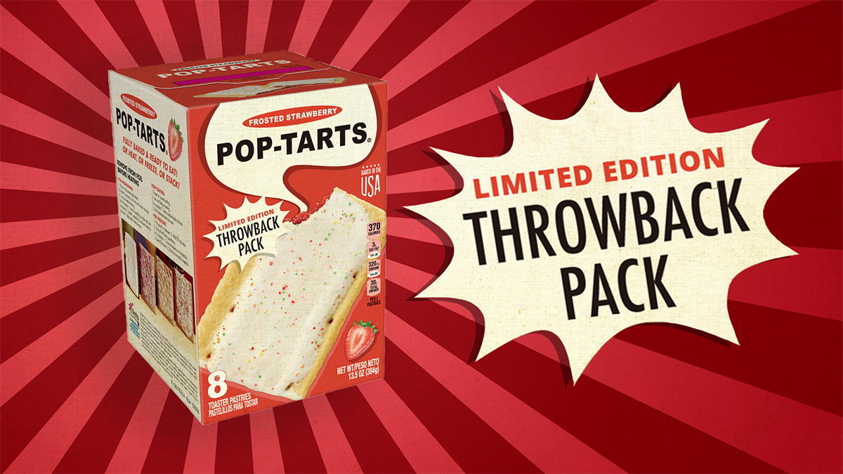PopTarts Goes Vintage With Throwback Packaging For the Summer
