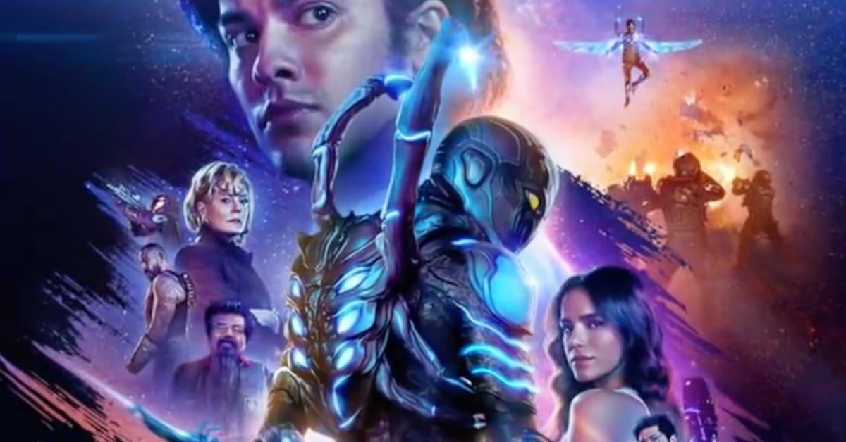 RELEASE DATE OF DCU'S BLUE BEETLE REVEALED WITH A STUNNING POSTER