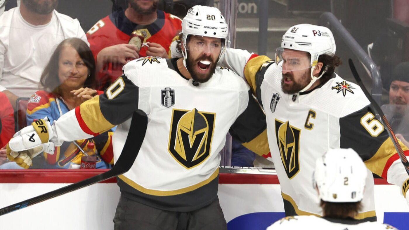 Stanley Cup Final score, results Golden Knights survive Panthers rally to win Game 4, take 3-1 series lead