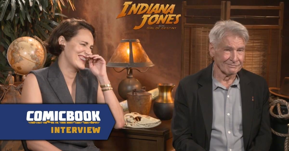 INDIANA JONES AND THE DIAL OF DESTINY (2023) Harrison Ford and Phoebe  Waller-Bridge Interview 