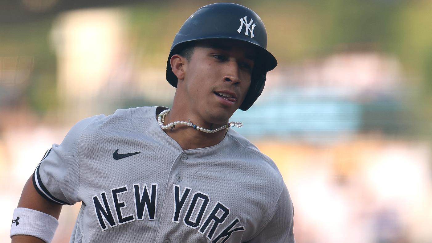 Yankees' Oswaldo Cabrera explains why he wore grandmother's tooth around his neck vs. Mets