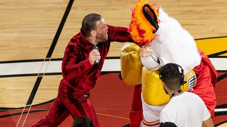 Conor McGregor Gives Update on Miami Heat Mascot Following Punch at NBA Finals