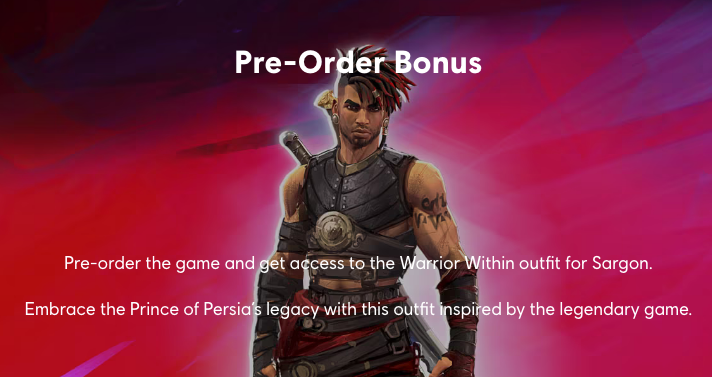 Prince Of Persia: The Lost Crown Pre-Order Bonus Revealed