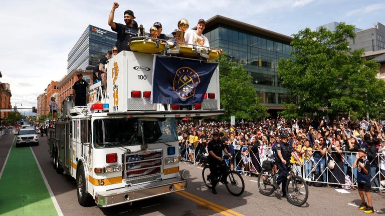 Police Officer Hit by Fire Truck During Denver Nuggets NBA Finals Parade