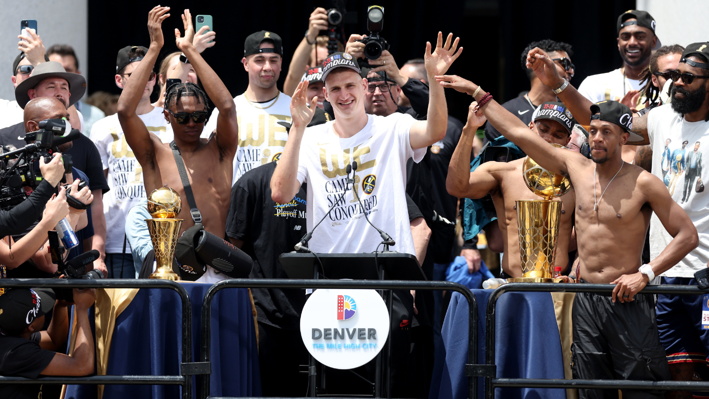Nuggets' Nikola Jokic says parade is 'best time of my f---ing life,' and it sounds like Bruce Brown is staying
