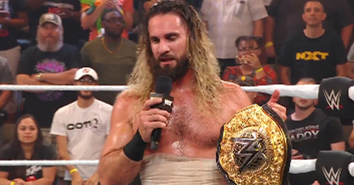 Watch Wwes Seth Rollins Address The Fans After Nxt Gold Rush Went Off The Air 