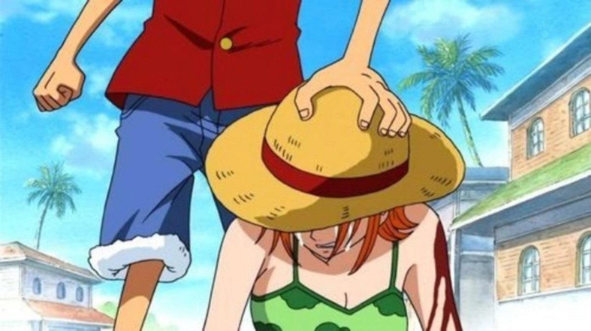 Luffy and nami from one piece