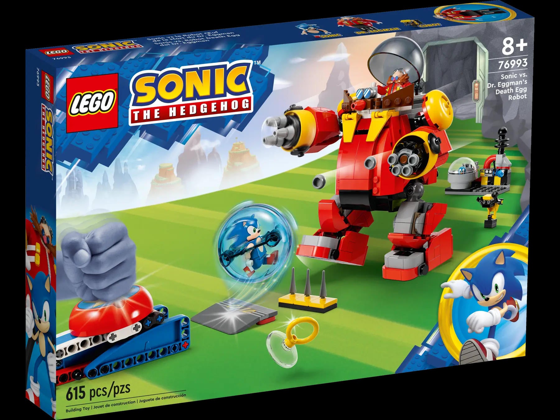 LEGO Sonic the Hedgehog vs Dr. Eggman's Egg Robot Set Is On the