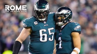 Eagles fans tailgate at team's pro shop for release of new kelly