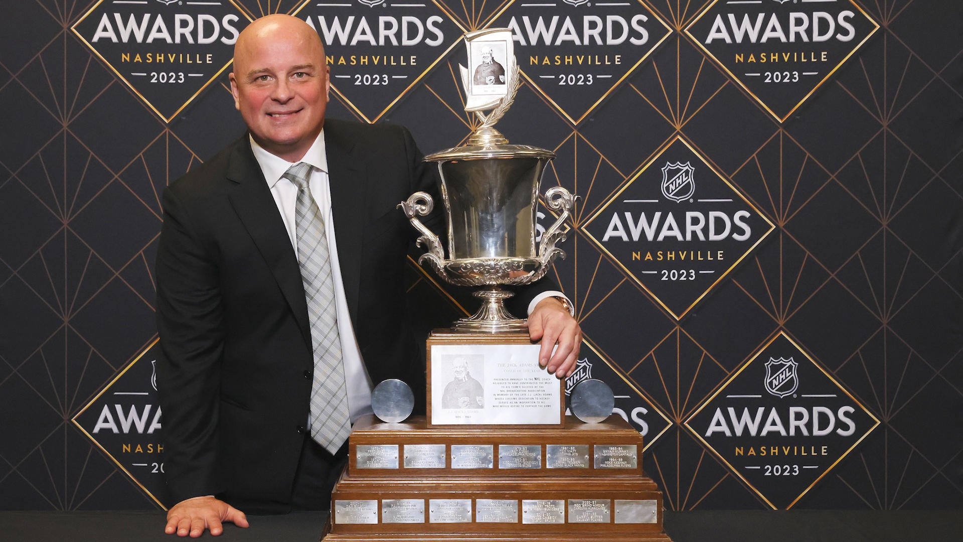 Jim Montgomery Nearly Unanimous Choice As Jack Adams Award Winner Live Stream of National Hockey League