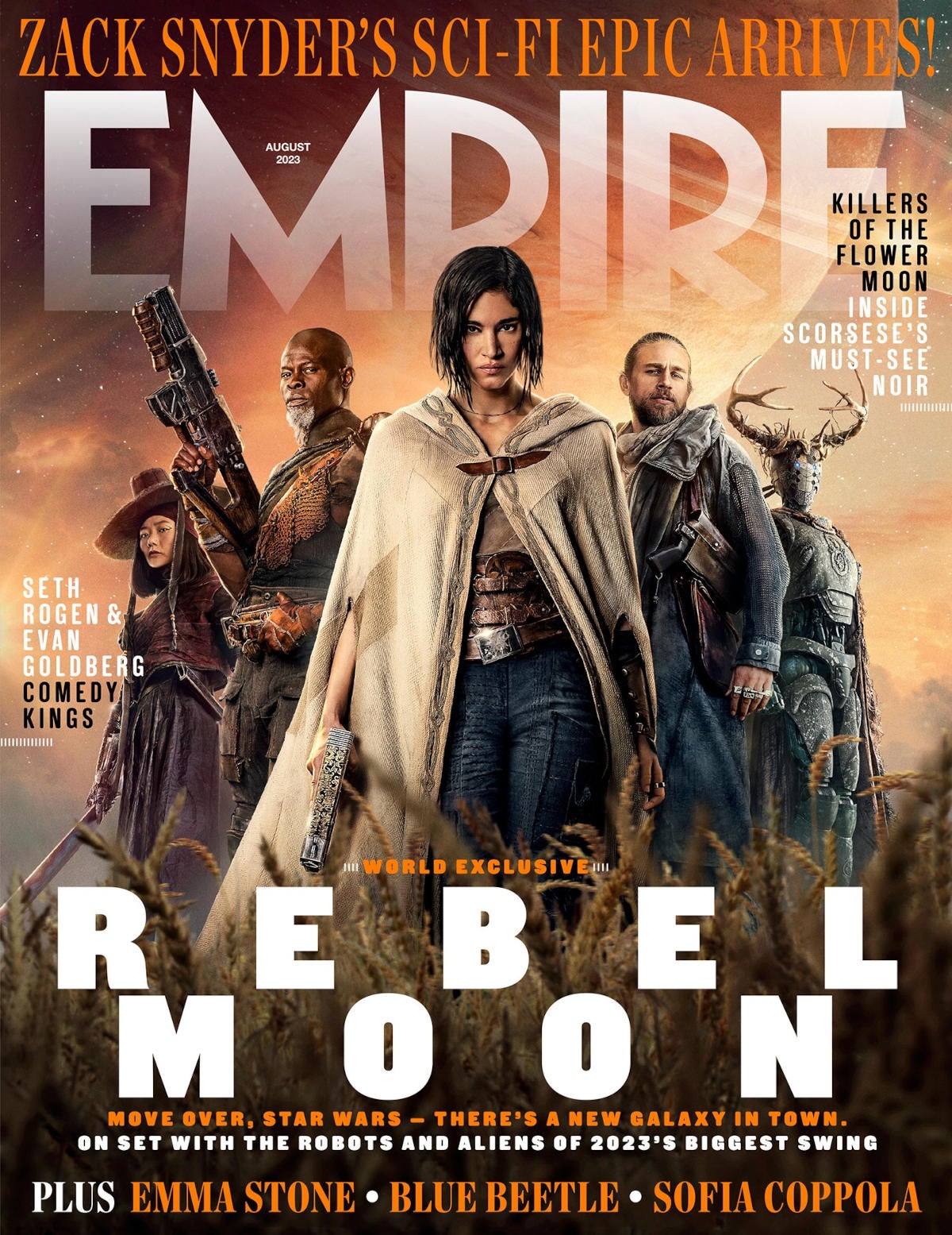 Zack Snyder's Rebel Moon New Look Revealed On Empire Cover