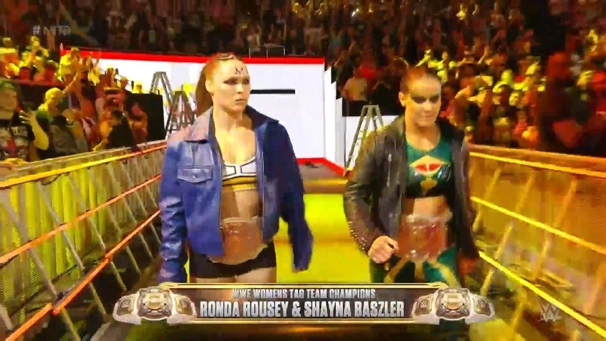 WWE Money In The Bank Ronda Rousey Pays Homage to Dragon Ball Z With