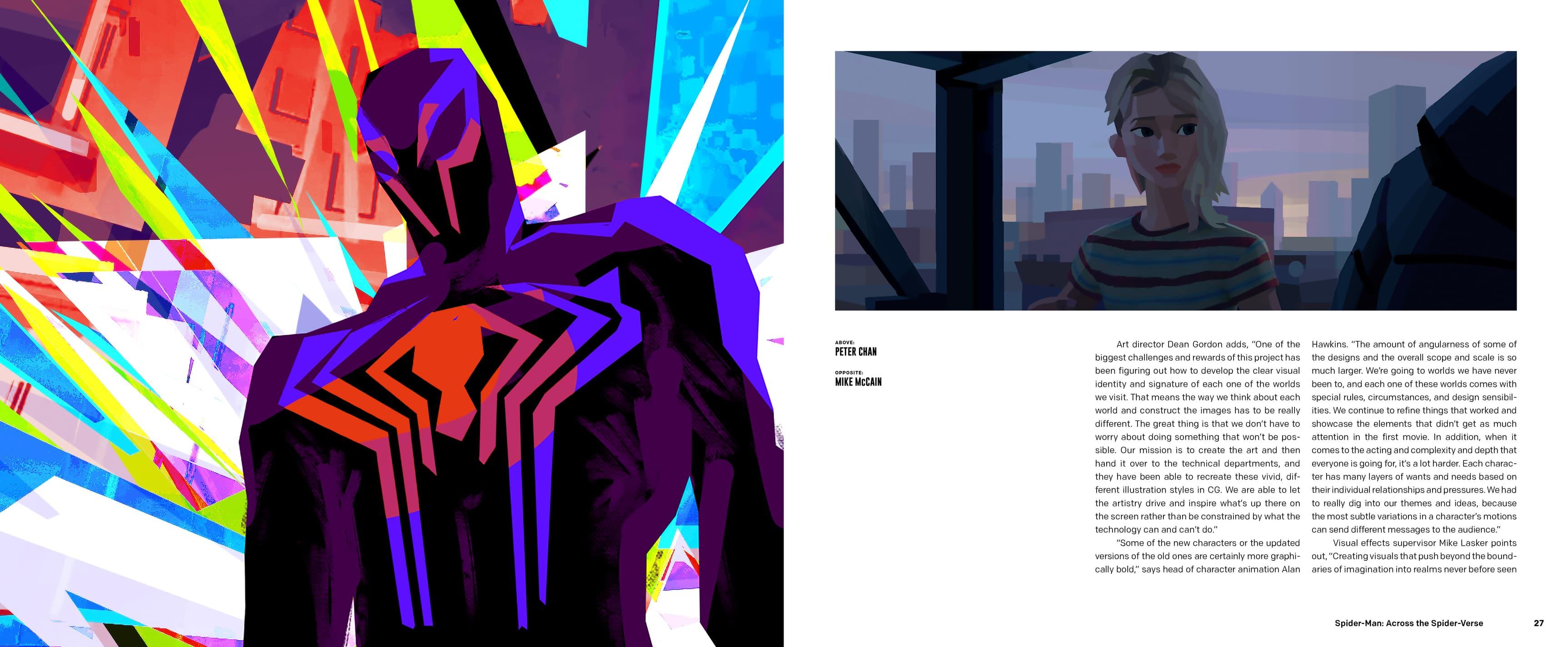 Look Inside Spider-Man: Across the Spider-Verse: The Art of the Movie Book