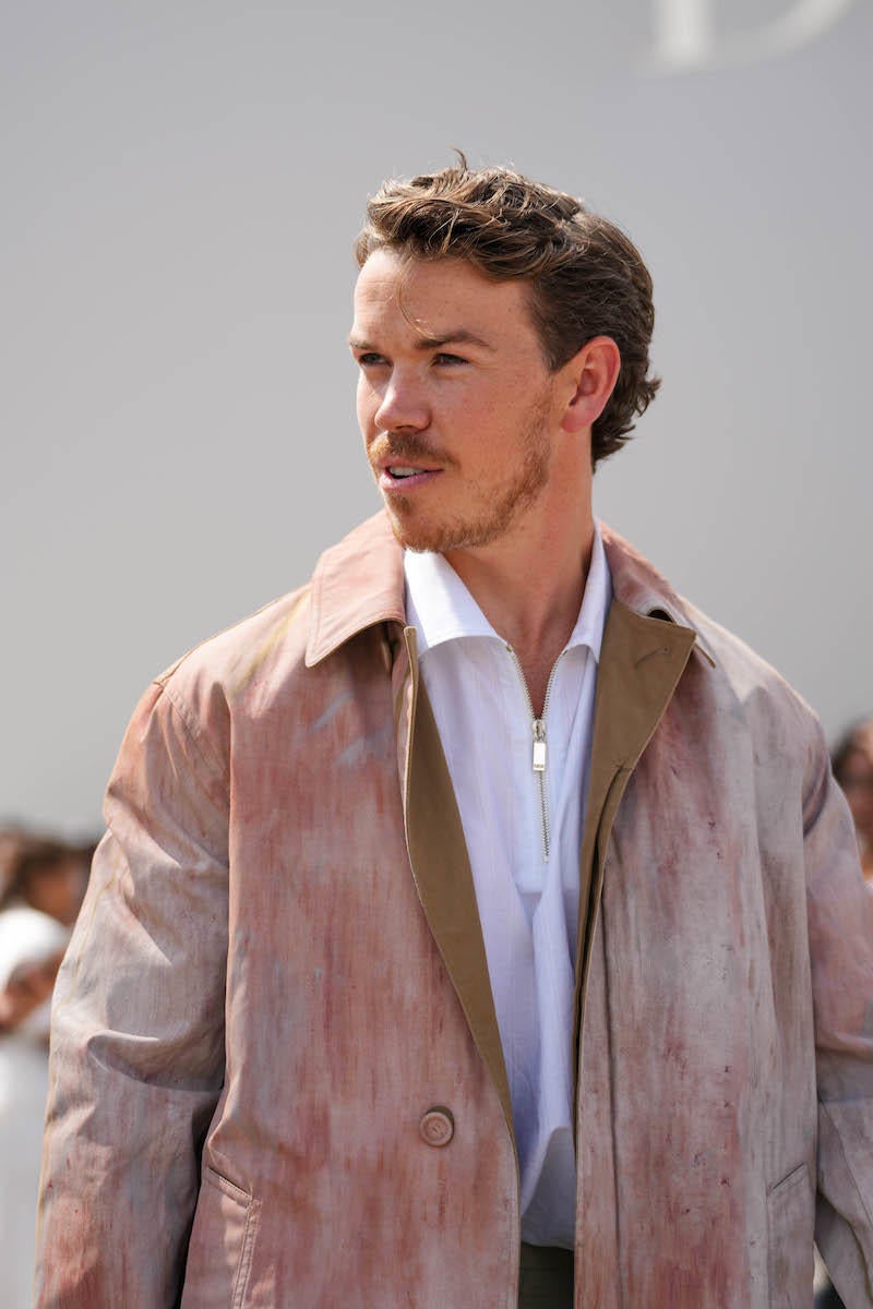 Will Poulter Shows off His New Bearded Look at Dior and Royal Windsor
