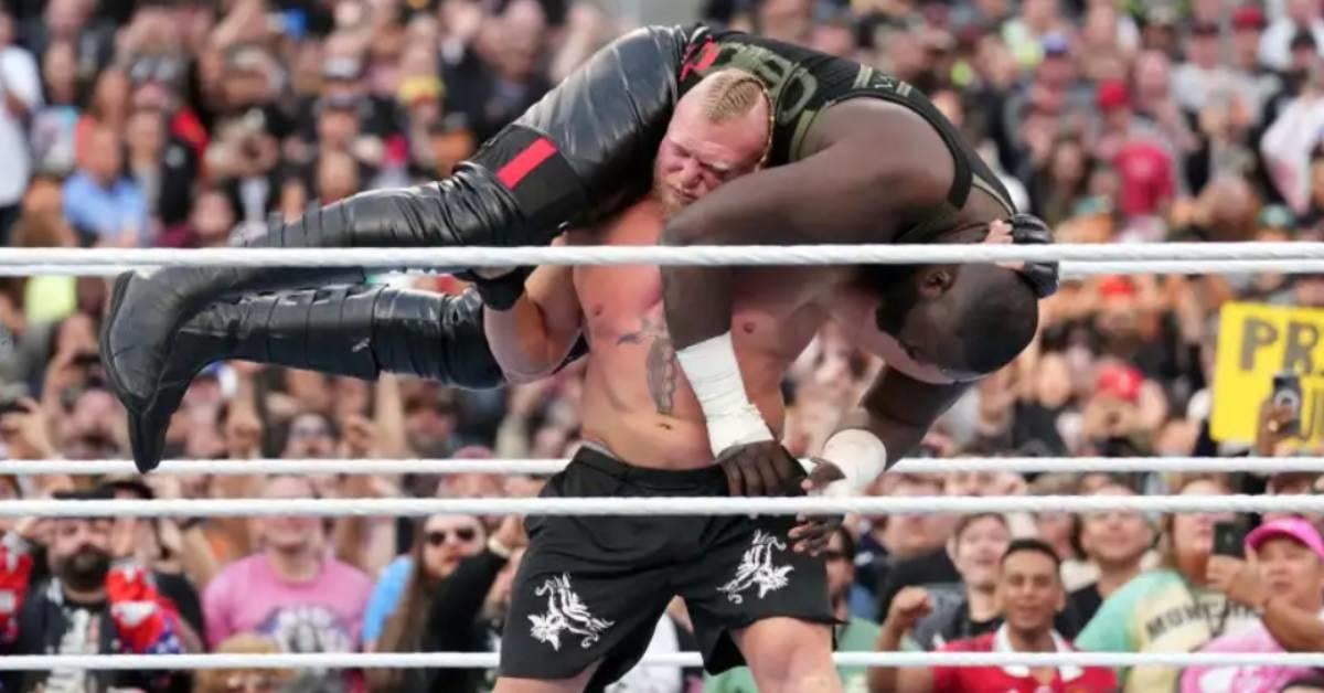 Here's How Brock Lesnar Felt About His WrestleMania 39 Match With Omos