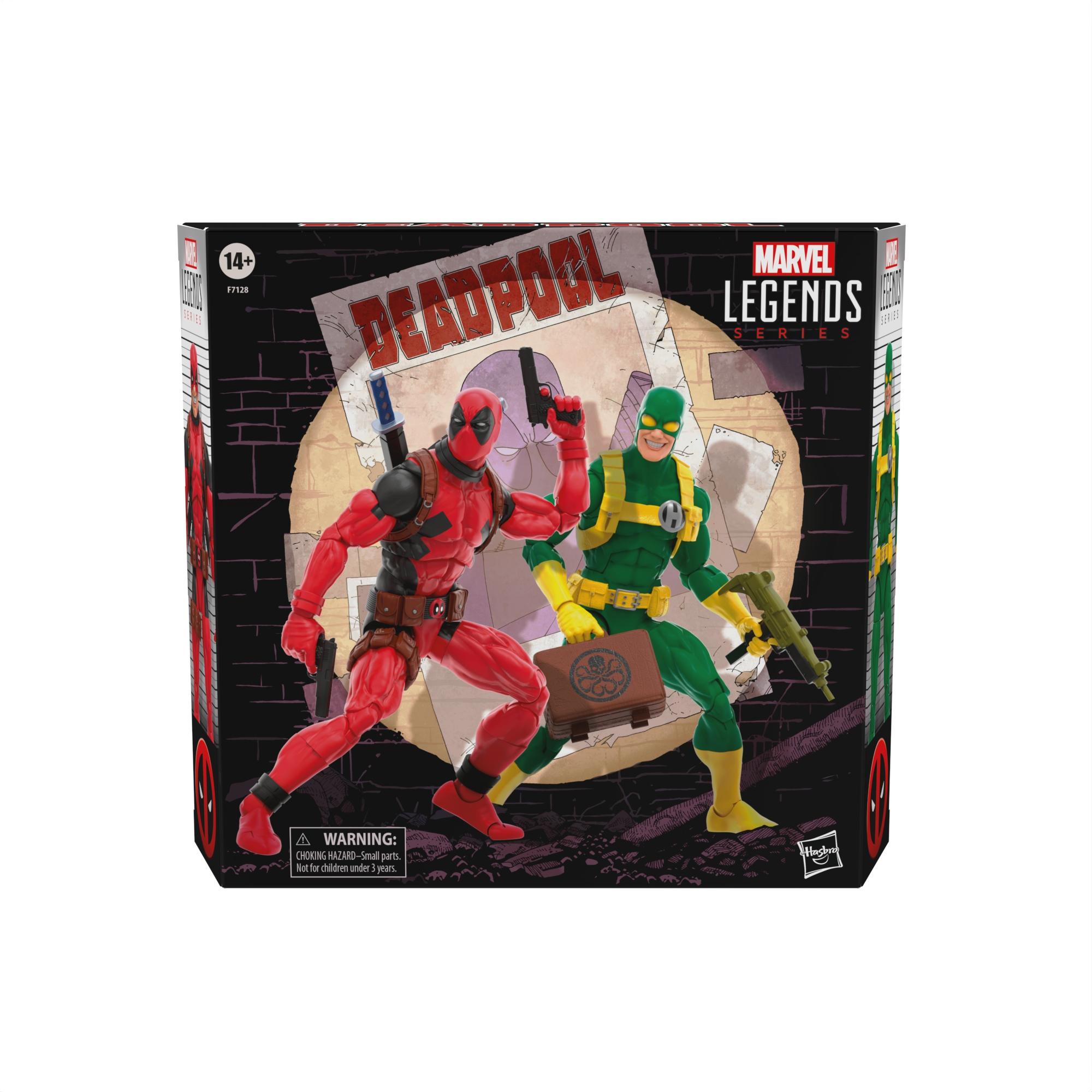 Marvel Legends Deadpool and Bob, Agent of Hydra 2-Pack Revealed For ...