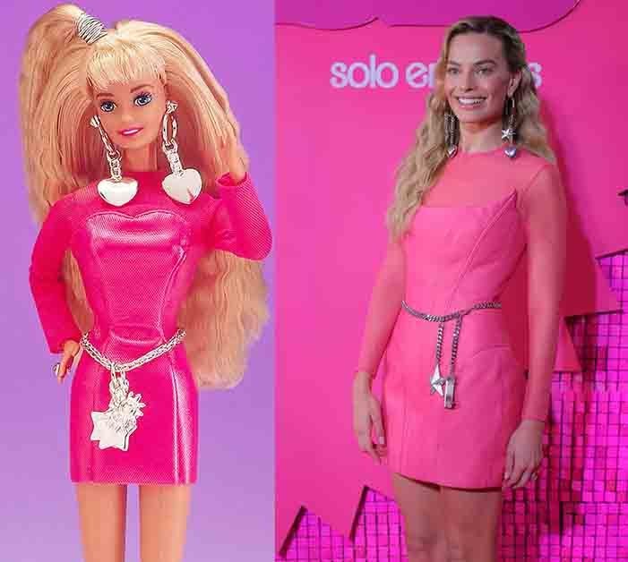 Margot Robbie Channeled 1985's Day-to-Night Barbie in the Ultimate