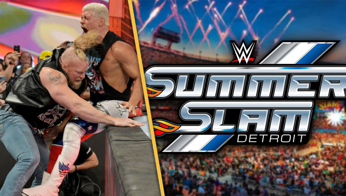 CODY RHODES BROCK LESNAR WWE SUMMER SLAM