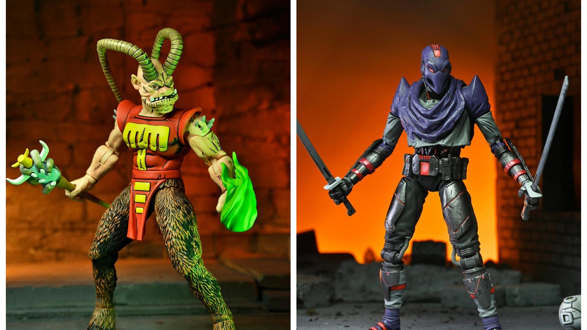 TMNT: The Last Ronin Ultimate Foot Bot, Raphael, and Karai Figures ...