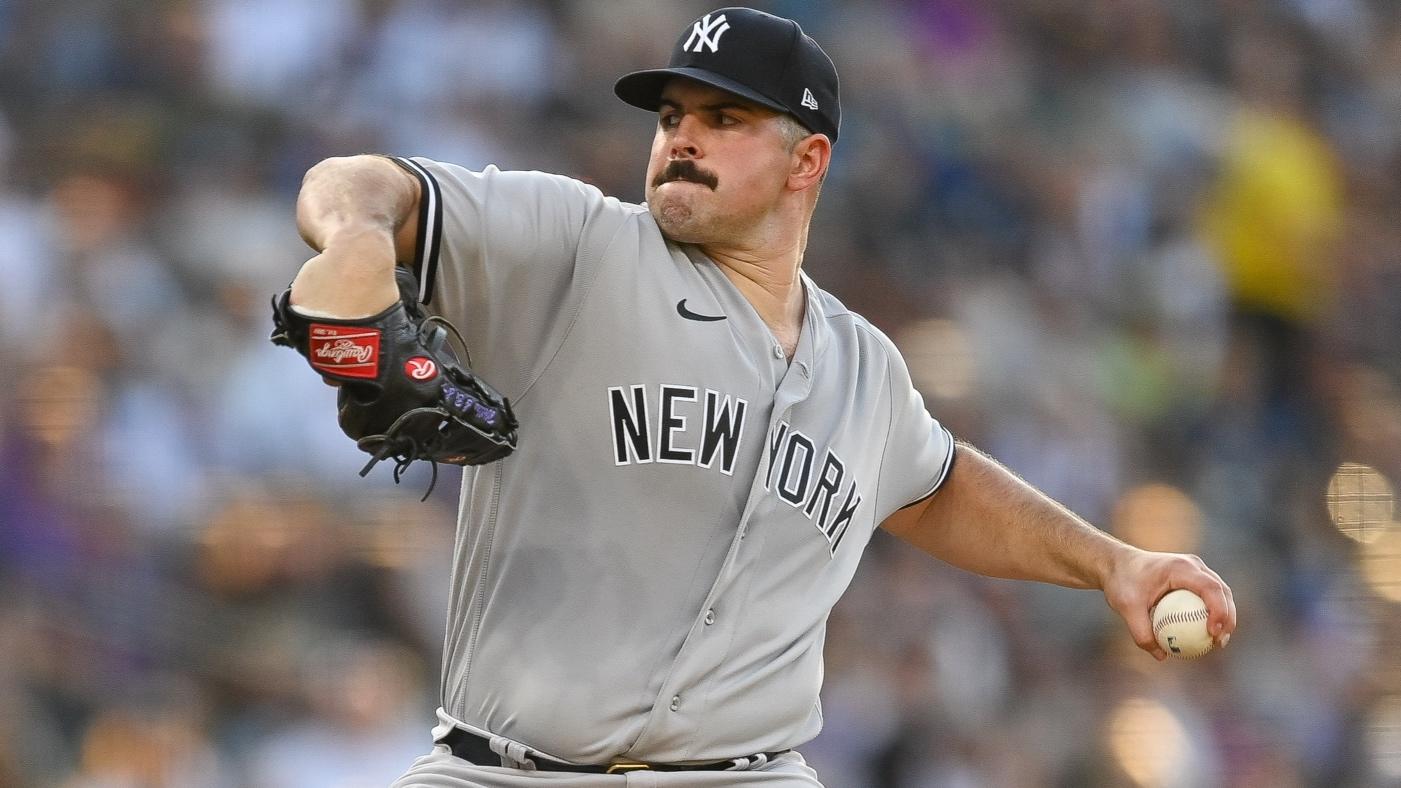 
                        WATCH: Yankees' Carlos Rodon blows booing fans a kiss during rough start vs. Angels
                    