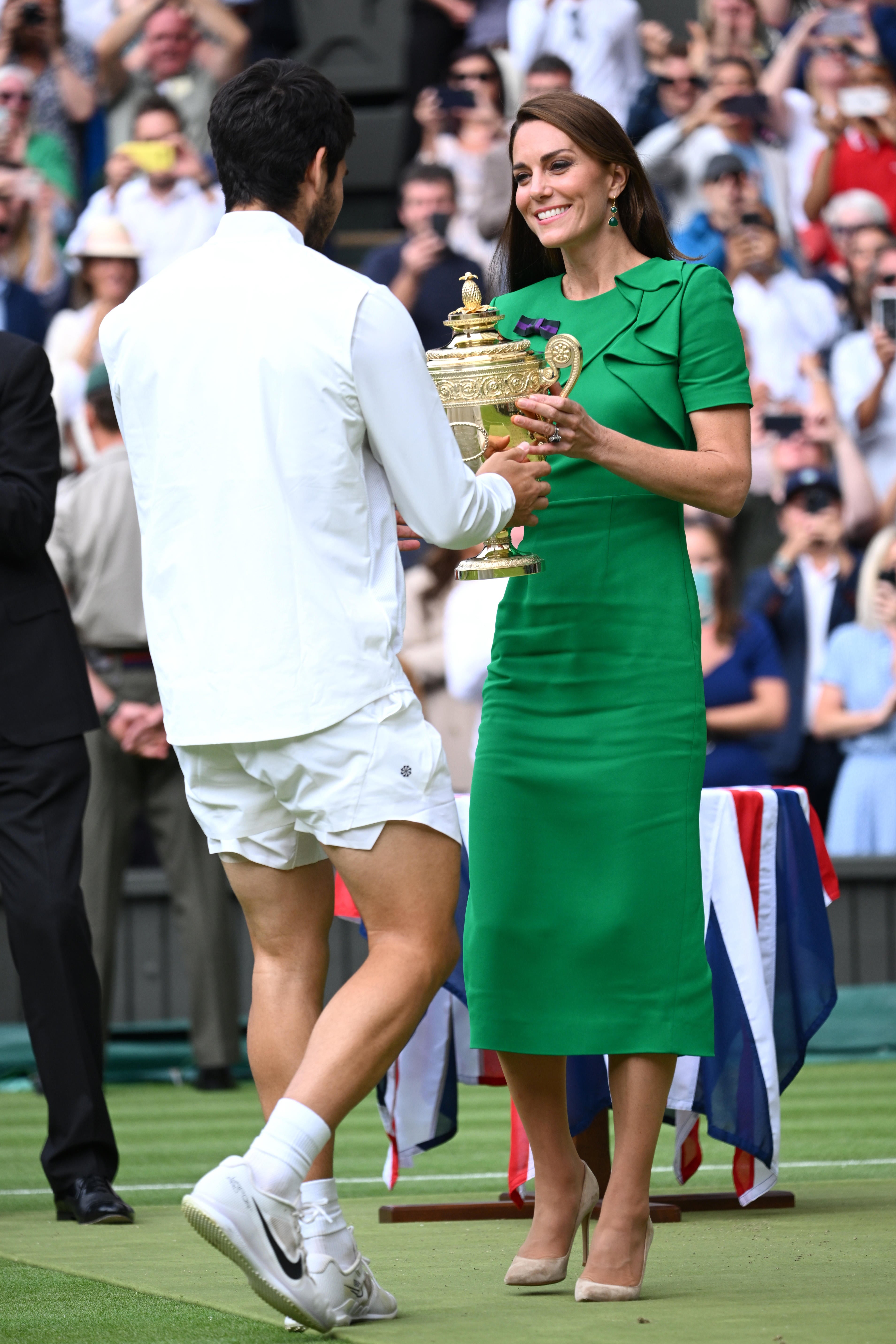 The Prince and Princess of Wales Attend Wimbledon 2023 – Day 14
