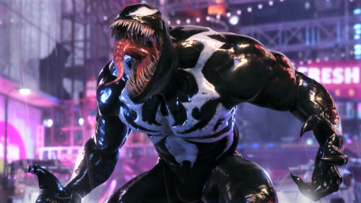 Venom's new look in Spider-Man 2 revealed ahead of SDCC