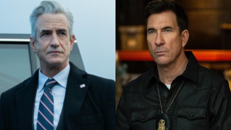 Dermot Mulroney and Dylan McDermott Have Fun Trading Names While Picketing With SAG-AFTRA Strike