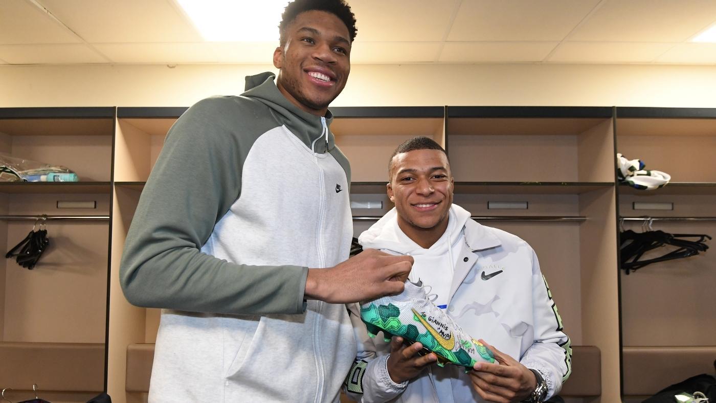 Giannis Antetokounmpo jokes about looking like Kylian Mbappé after $1 billion offer for soccer star's services