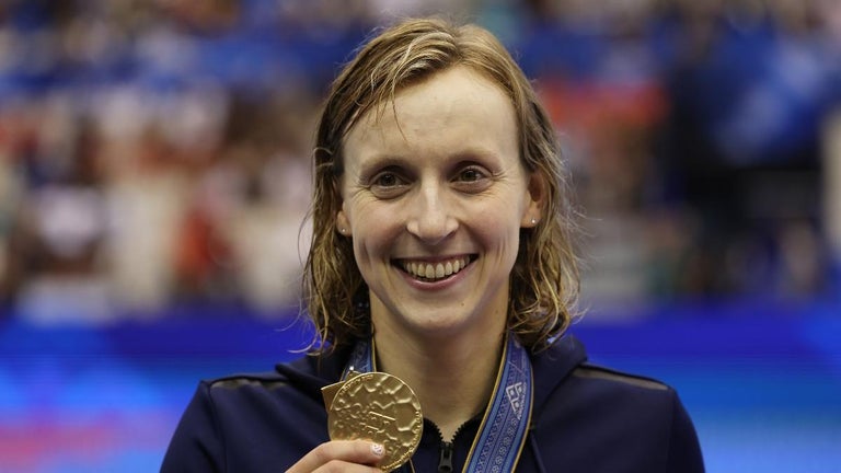 Katie Ledecky Ties Michael Phelps' Swimming Titles Record